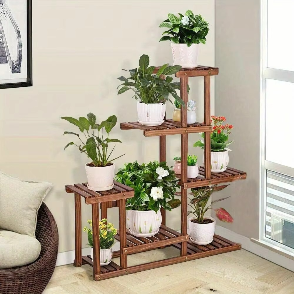 BowLift | Adjustable 9-Tier Corner Plant Display Stand