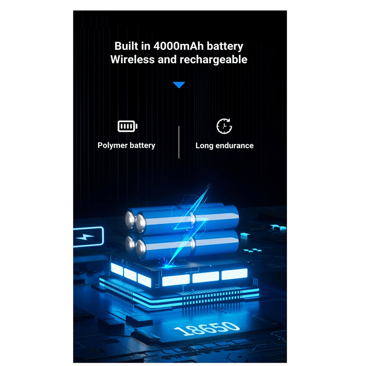 BowLift | Portable fan without blades with humidifier and night light for refreshing comfort