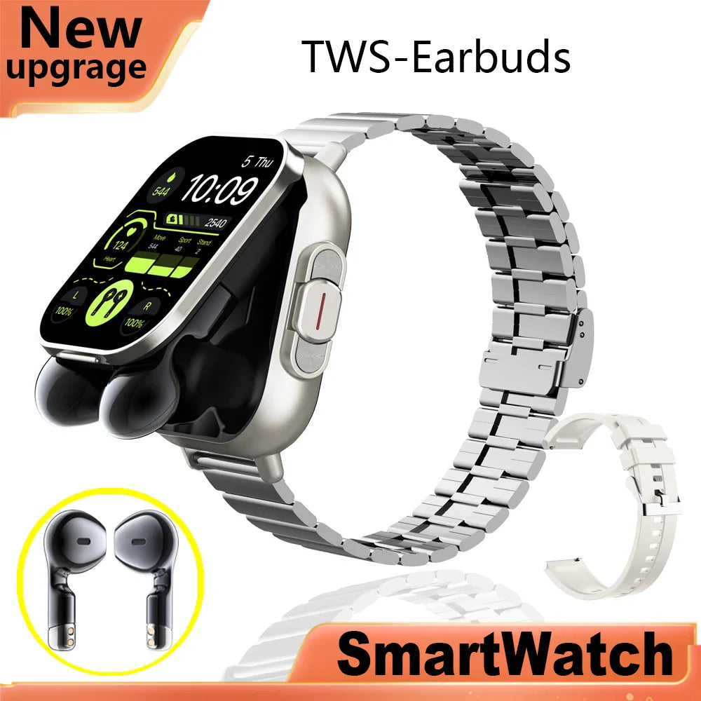 BowLift | 2 in 1 Smartwatch With Earbuds