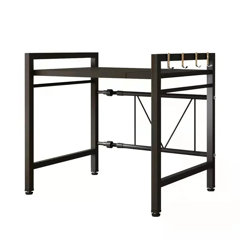 BowLift | Carbon Steel Retractable Double-Layer Kitchen Shelf – Milo