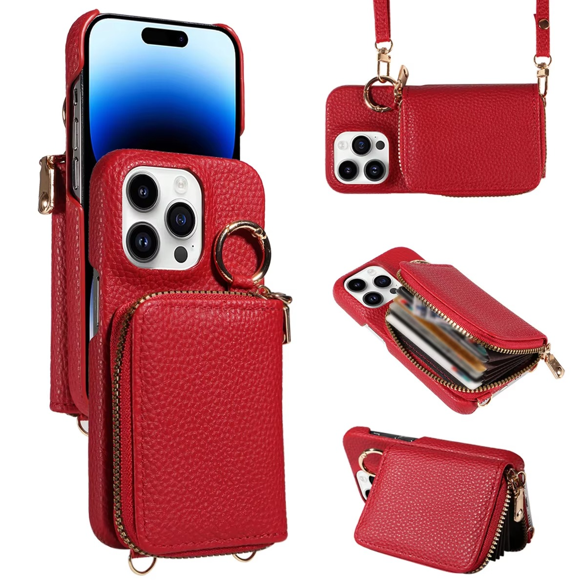 BowLift | Premium Leather Multi-Function iPhone Case with Anti-Degaussing Protection