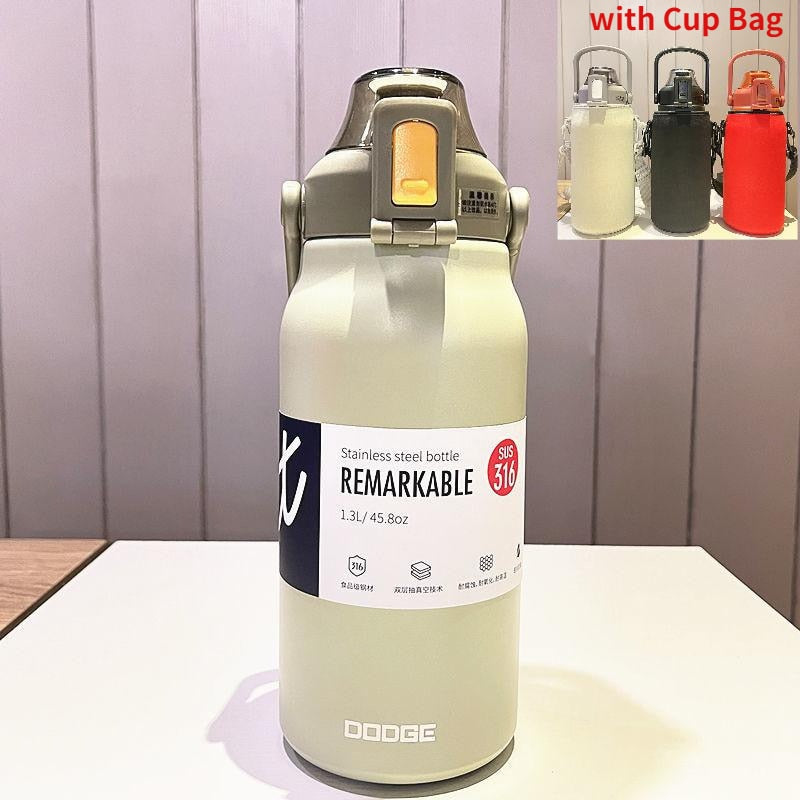 BowLift | Stainless Steel Built-in Straw Camping Thermos