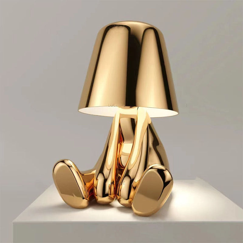 BowLift | Modern Gold Metal LED Table Lamp