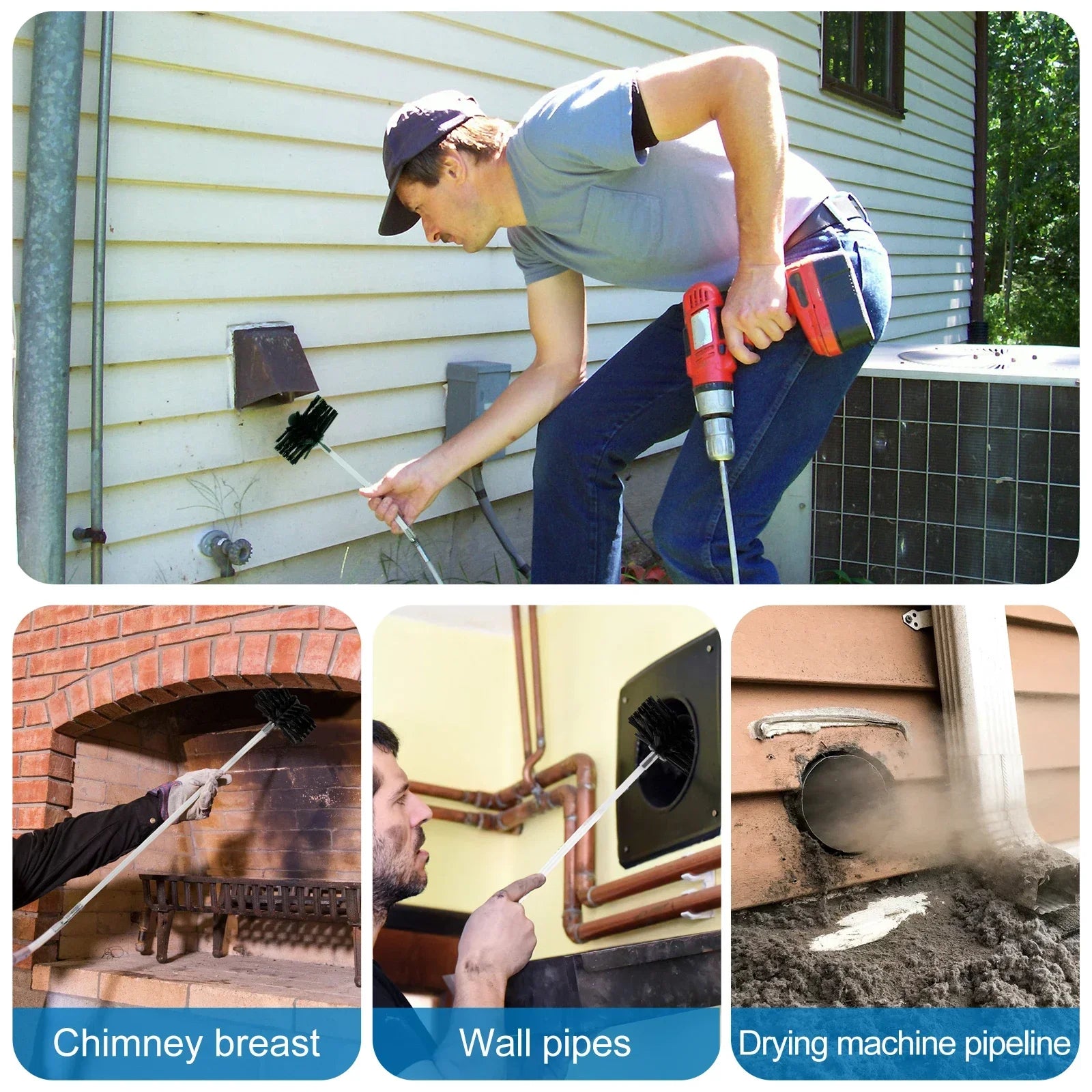 BowLift | Chimney Cleaning Brush Kit