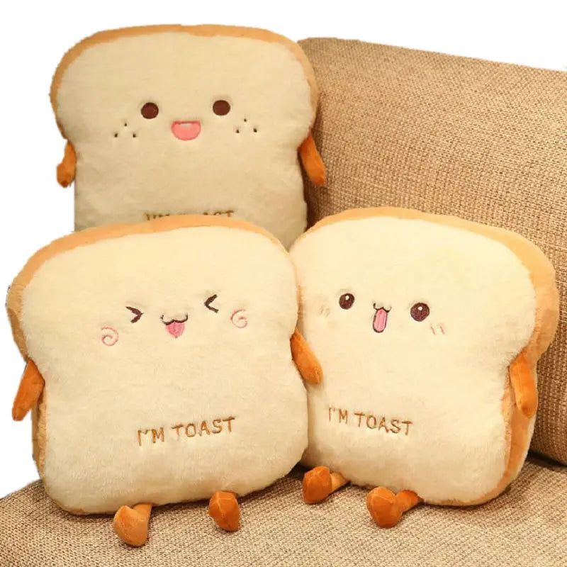BowLift | Plush Toast Bread Ultra Soft Hand Warmer Pillow