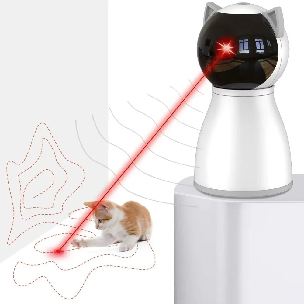 BowLift | Cat Interactive Laser Toy – Motion-Activated Hunting Fun for Indoor Cats
