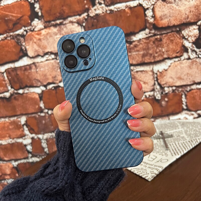 BowLift | Carbon Fiber Magsafe Magnetic iPhone Case