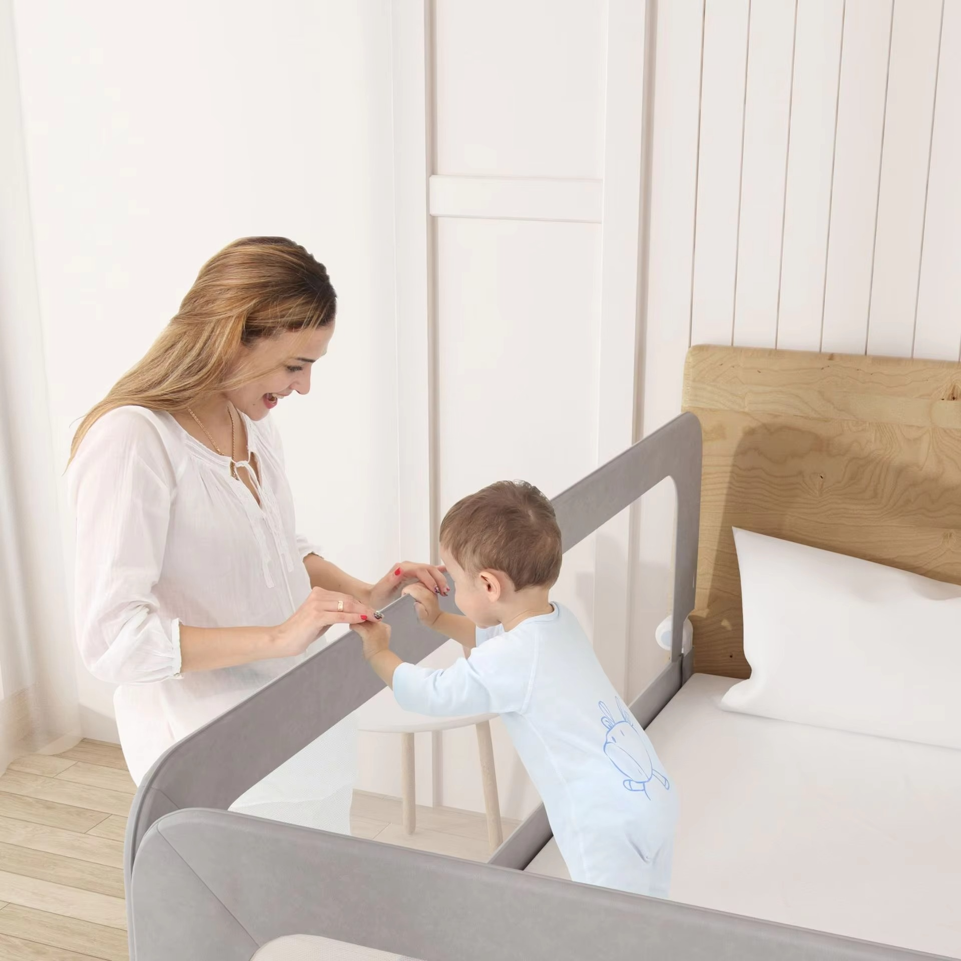 BowLift | Adjustable Baby Crib Bed Guardrail Fence for Safe Sleep
