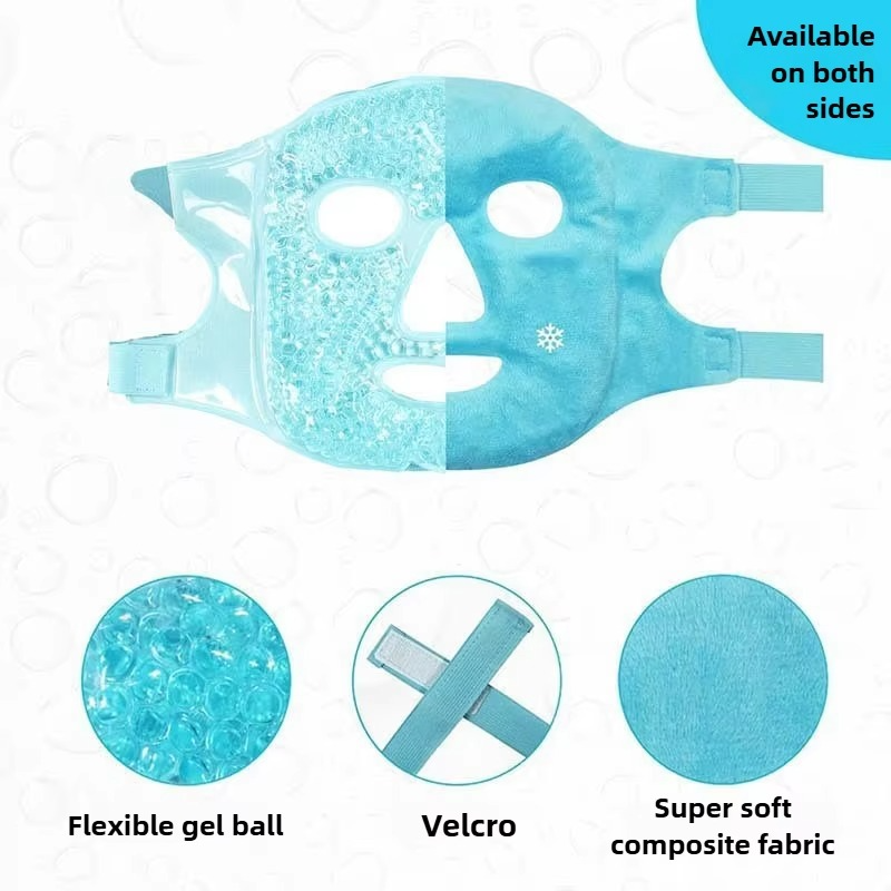 BowLift | Cold and Hot Therapy Full Face Gel Bead Mask with Eye Compress