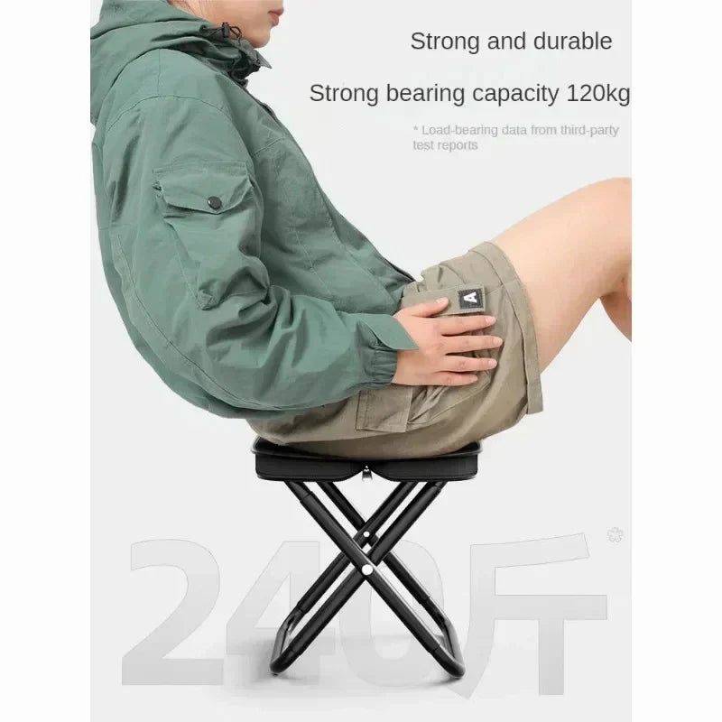 BowLift | Campurio Folding Chair | Ultralight & Sturdy | For Camping & Outdoor | 900g Aluminum