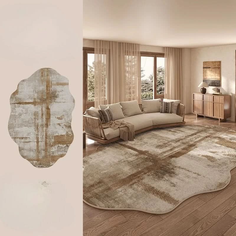BowLift | Irregular Plush Washable Rug for Bedroom and Living Room