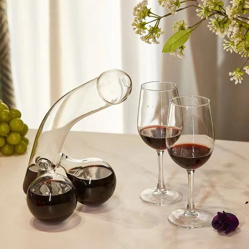 BowLift | Playful Curve Adult-Themed Decanter