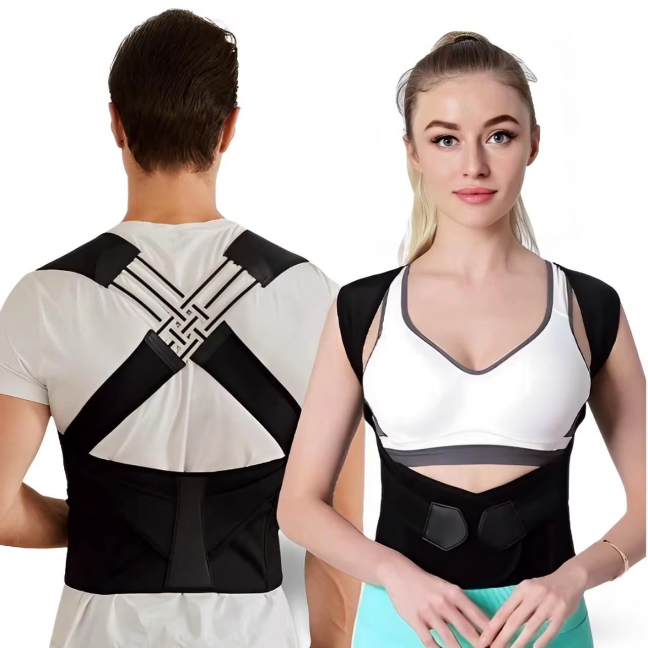BowLift | Adjustable Posture Corrector Back Brace Support Strap for Men and Women