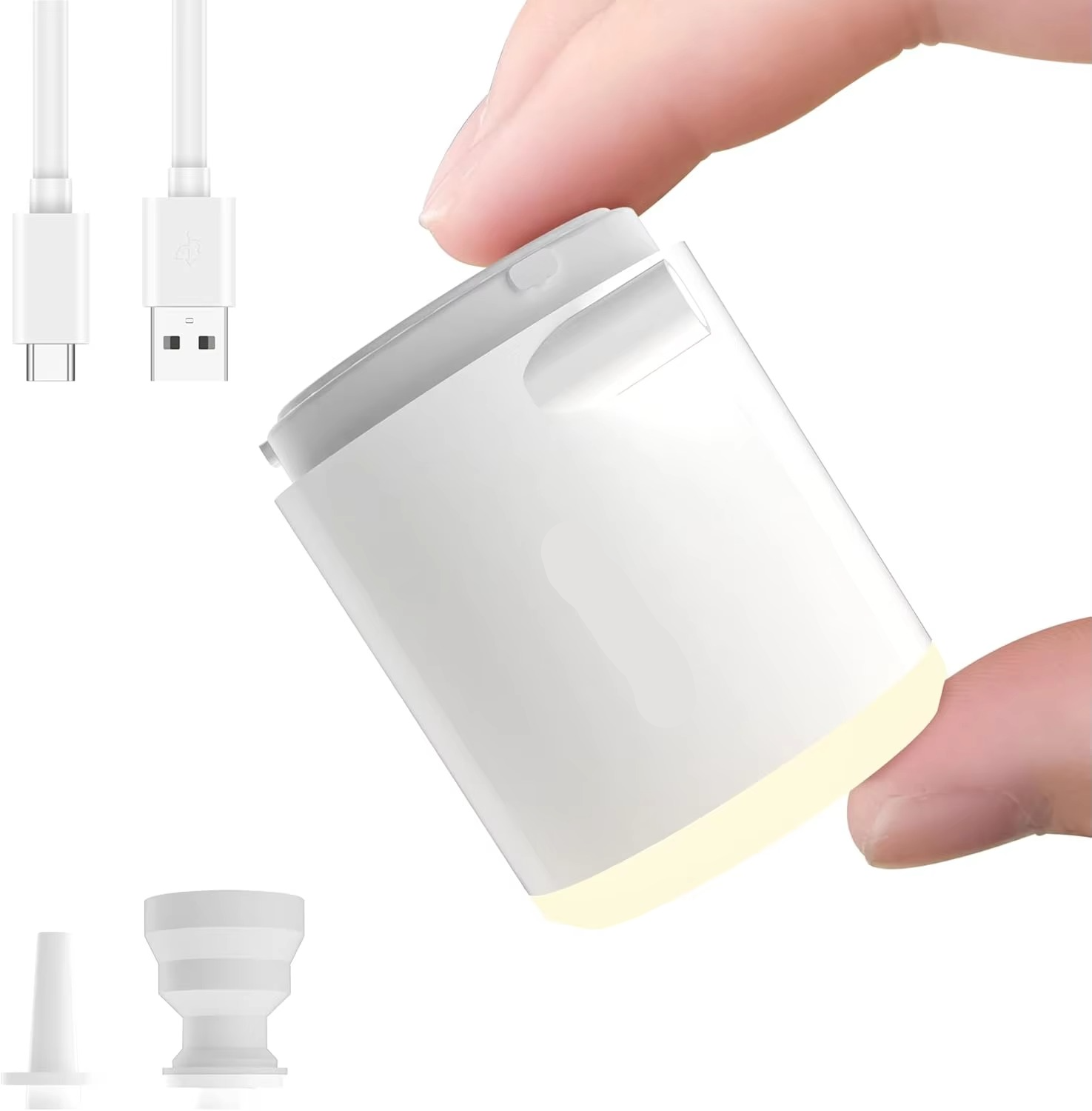 BowLift | Portable Mini Air Pump with Rechargeable SOS Light for Camping and Outdoor Use