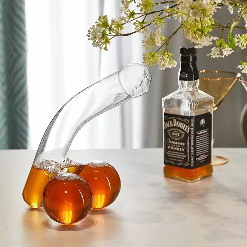 BowLift | Playful Curve Adult-Themed Decanter