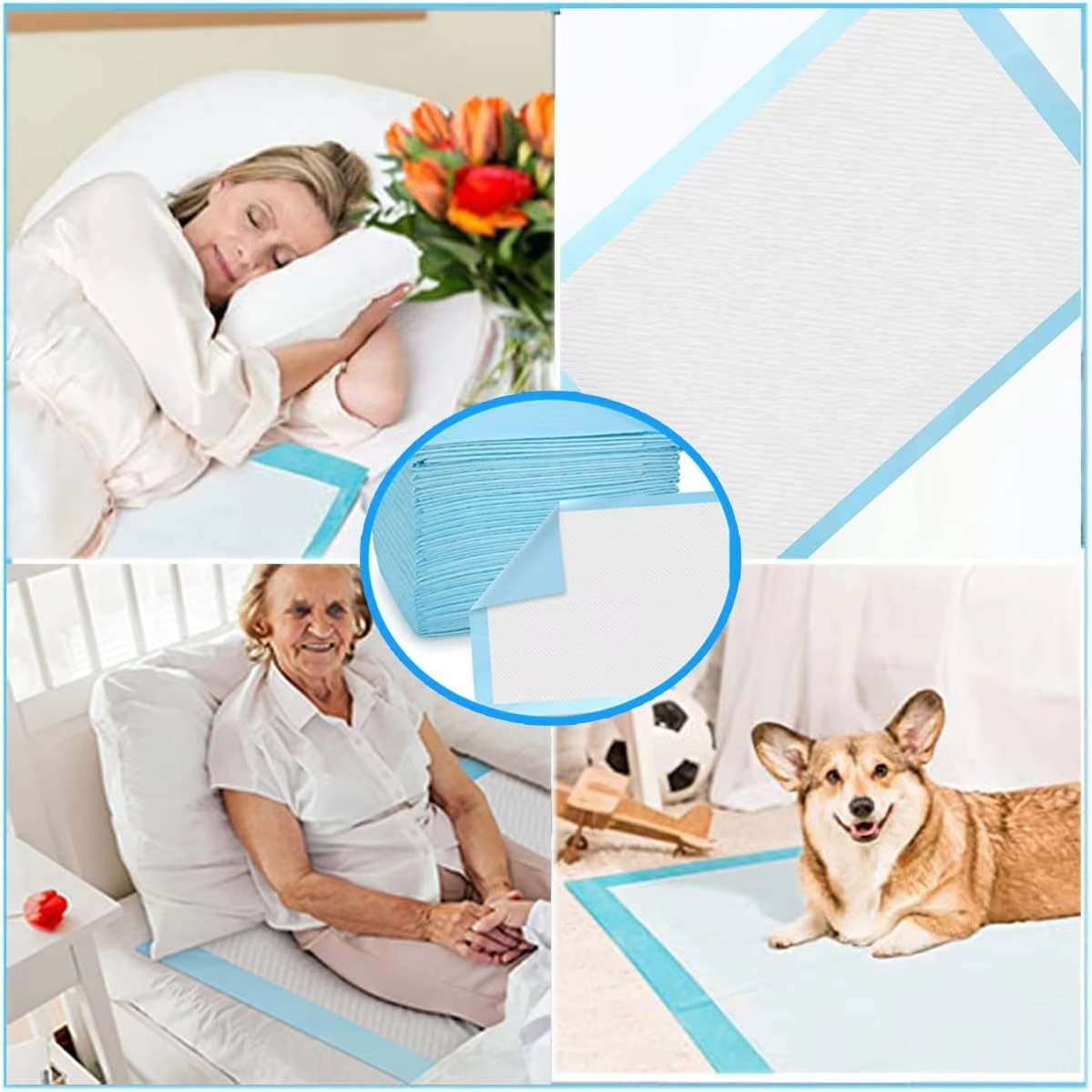 BowLift | 30-Pack Super Absorbent Disposable Urine Pads for Pets and Elderly Care, 13 x 18 Inches