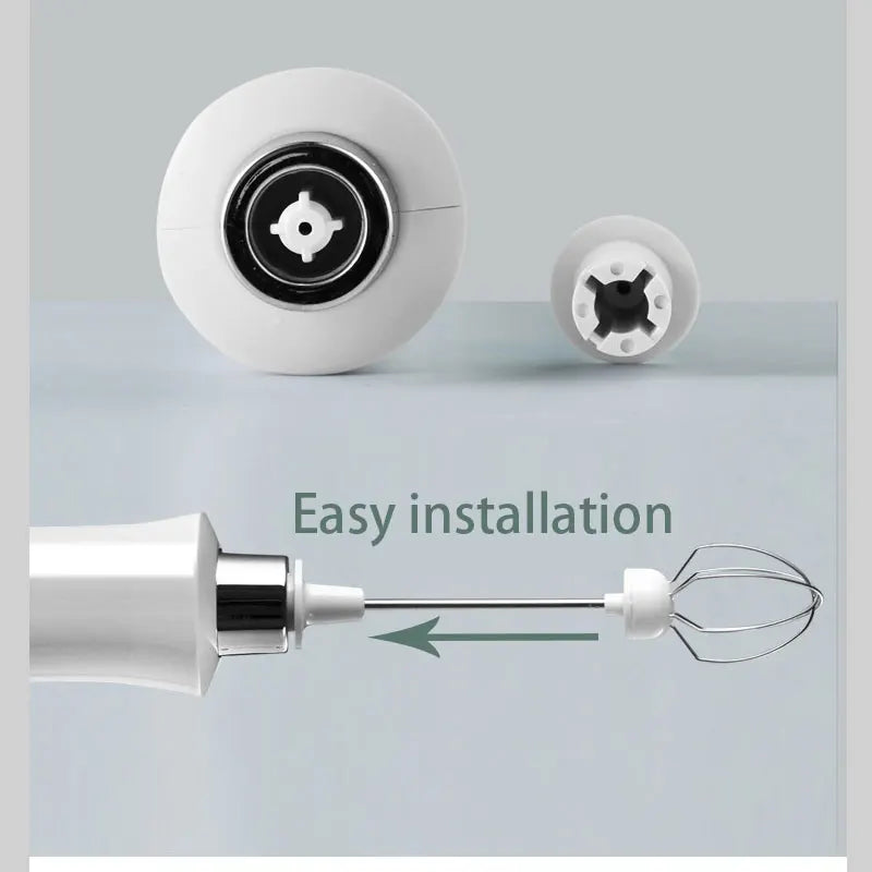 BowLift | 3 In 1 Electric Milk Frother Rechargeable Milk Frother Handheld Frothing Device High Speeds Milk Frother Drink Mixer Coffee