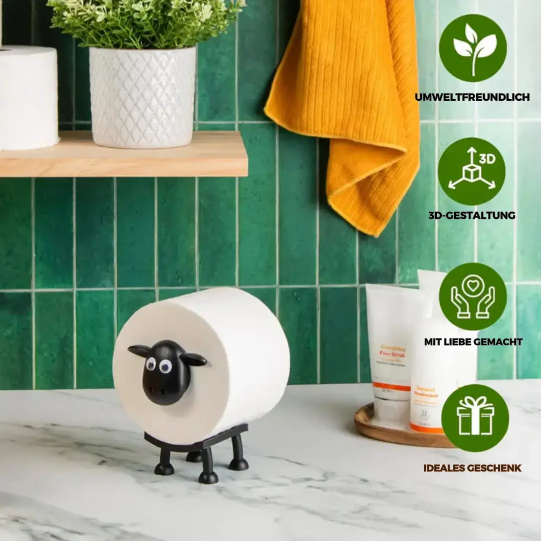 BowLift | Sheep toilet paper holder – Practical & charming for the bathroom