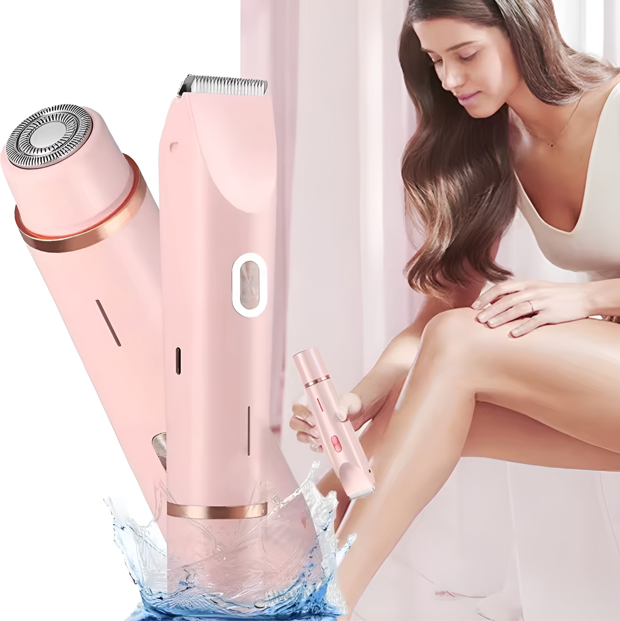 BowLift | BlissEdge Women’s Rechargeable Razor – Painless Hair Removal for Smooth, Soft Skin