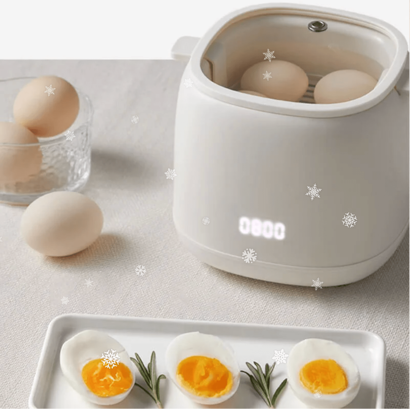 BowLift | EggMaster | Ultra Smart Egg Cooker with 6 Cooking Modes – Perfect Eggs Every Time