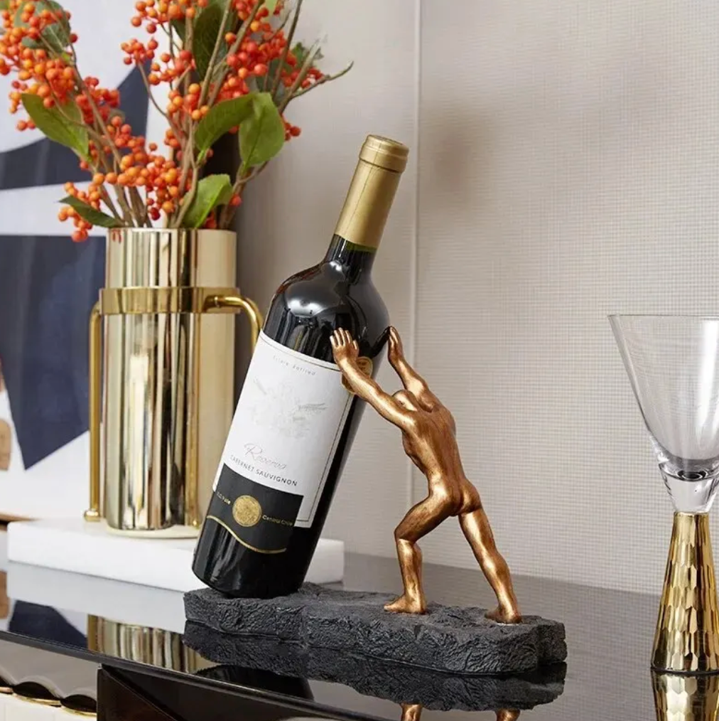BowLift | Wine Bottle Holder - VinoLux - Premium Design - Luxurious Eye-Catcher