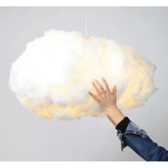 BowLift | Dreamy Cloud Lamp | Soft Ceiling Lightsing for Bedroom Decor