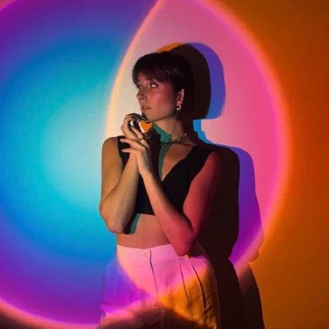 BowLift | GlowDusk – Sunset Lamp with Adjustable Colors and Angles