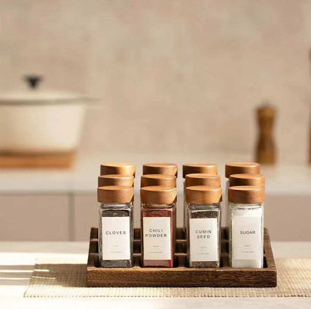 BowLift | 12 Piece Spice Storage Jars