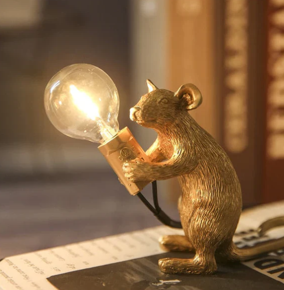 BowLift | Unique Mouse Table Lamp