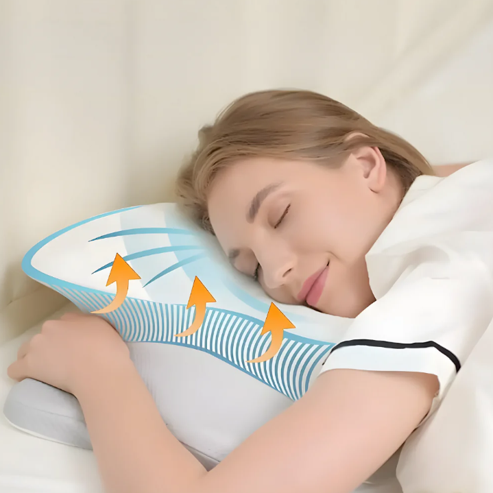 BowLift | Ergonomic Sleep Pillow with 3D Design