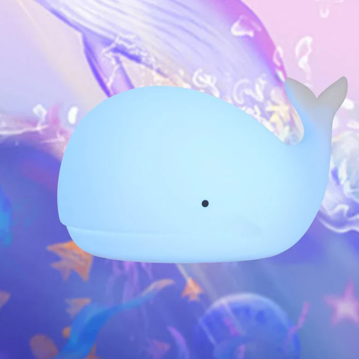 BowLift | Color-Changing Whale Night Light for Kids & Bedroom Decor