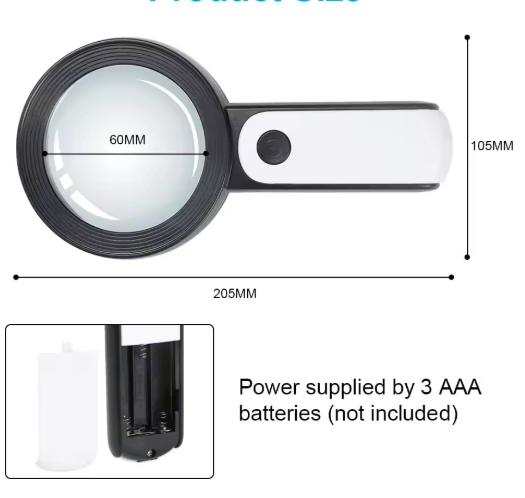 BowLift | 30x magnifying glass for seniors