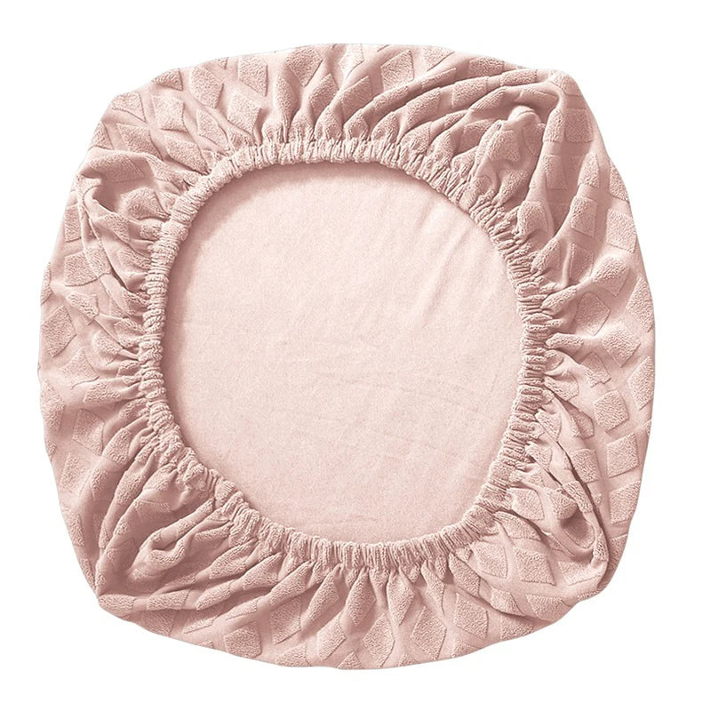 BowLift | Spandex elastic office chair cover Jacquard seat covers pineapple mesh fleece protective cover elastic computer seat protector