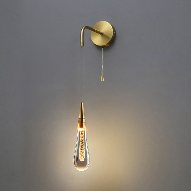 BowLift | Luxurious Raindrop Wall Lamps