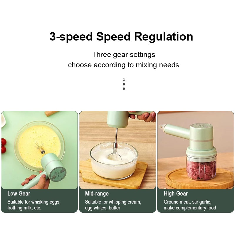 BowLift | 2in1 Electric Mix Master Handheld Frother