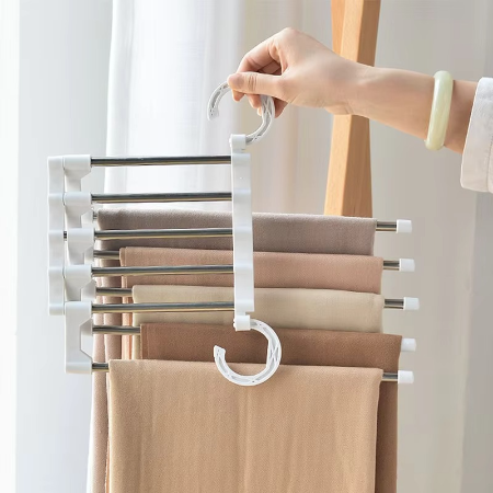 BowLift | 5-in-1 Adjustable Closet Organizer Hanger