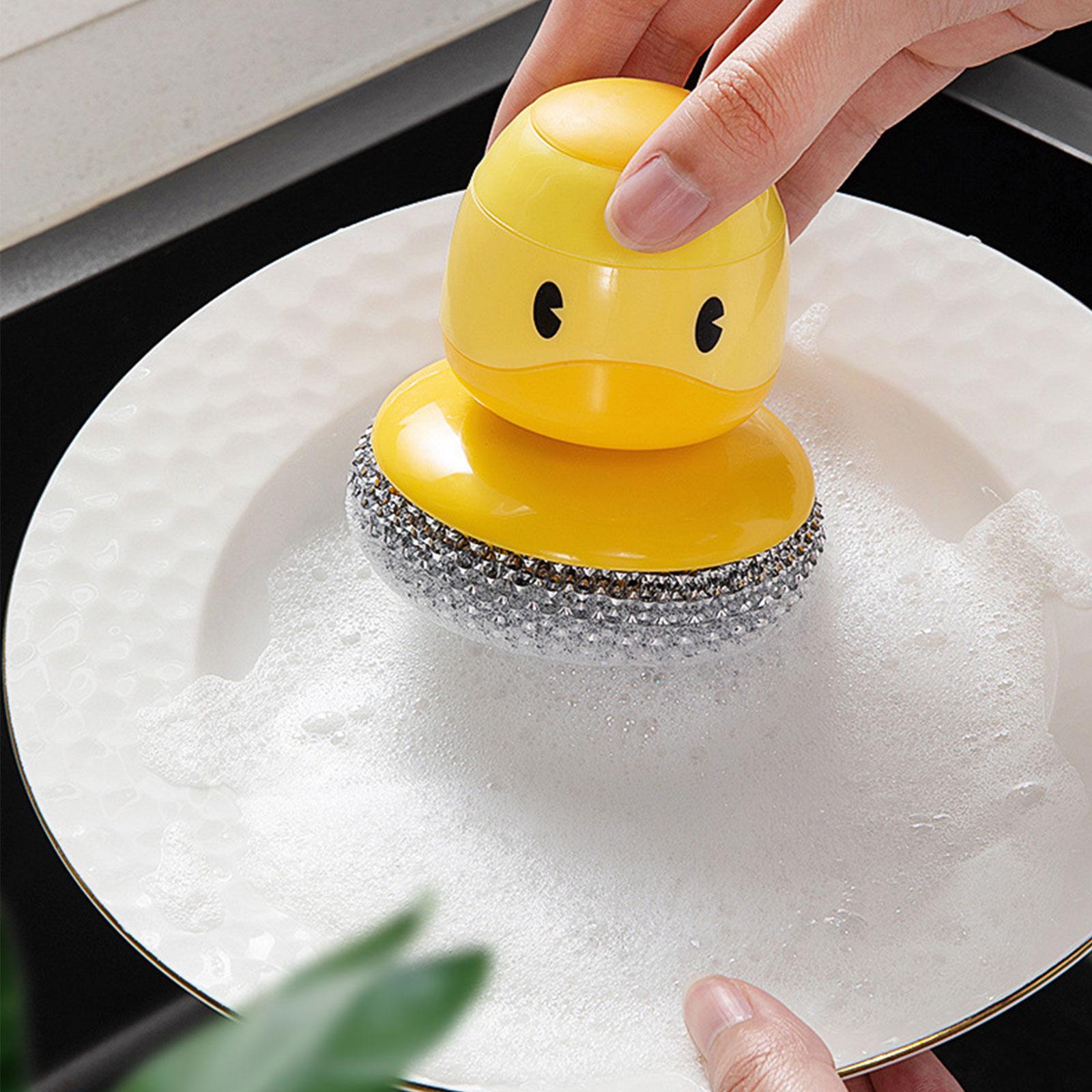 BowLift | Duck Shape Dishwashing Scrubber