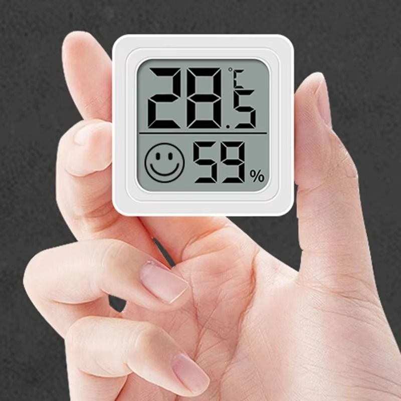 BowLift | Indoor LCD Digital Thermometer and Hygrometer with Temperature and Humidity Sensor