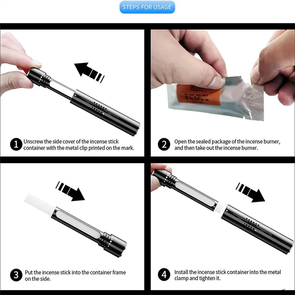 BowLift | Brisano Car Fragrance Clip | Natural & Refillable | Metal Housing & Fragrance Control | For Air Vents