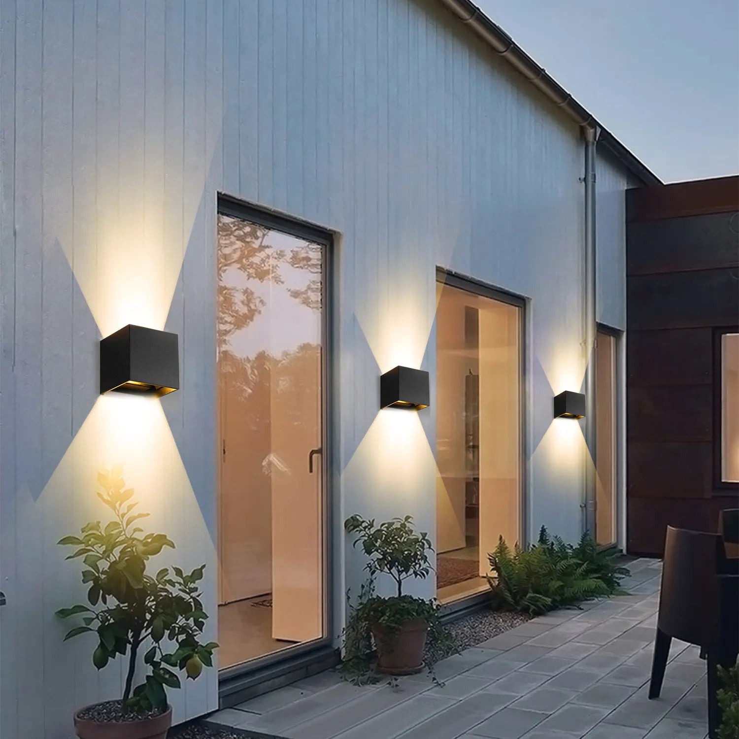 BowLift | GlowCube LED Wall Light | Adjustable Brightness & Wireless Design for Home/Office