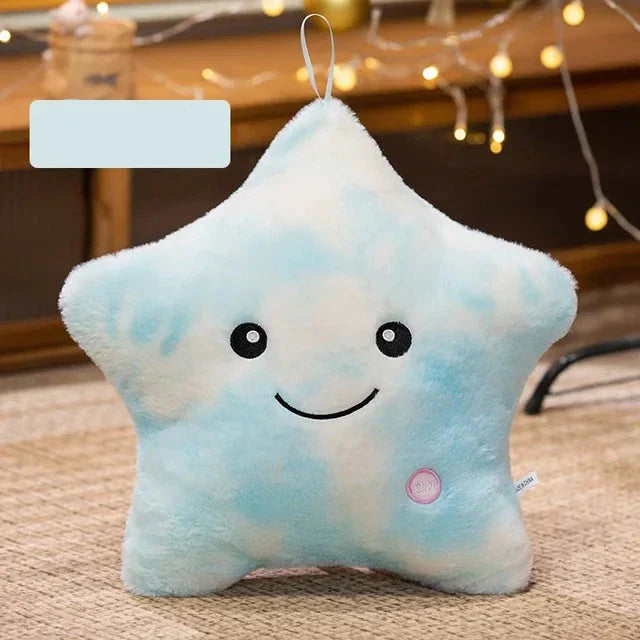 BowLift | LED Star Plush Light - Soft Glow Star Pillow Doll, Plush Toy for Kids & Home Decor, Perfect Birthday Gift