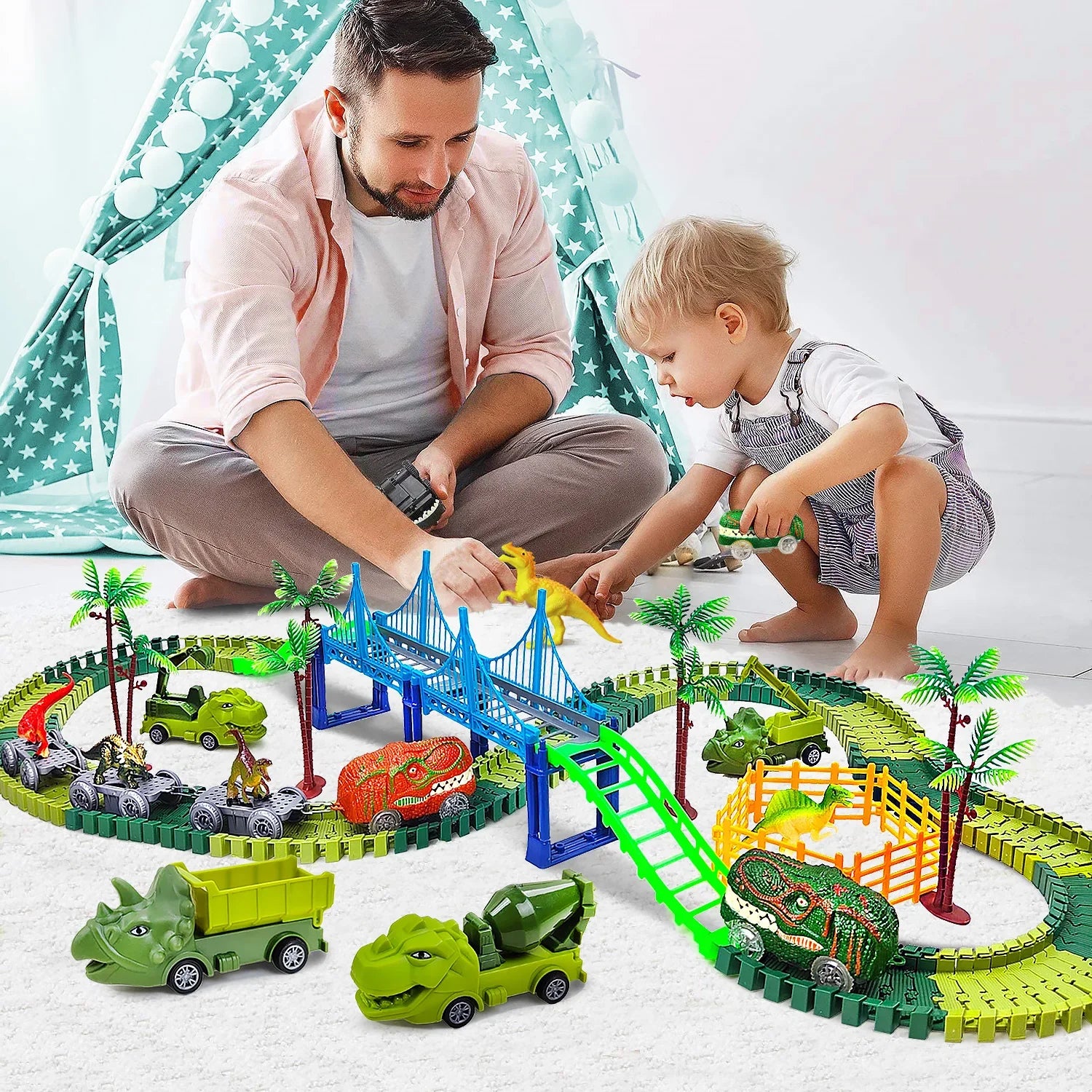 BowLift | Electric Magic Climbing Dinosaur Track Toy