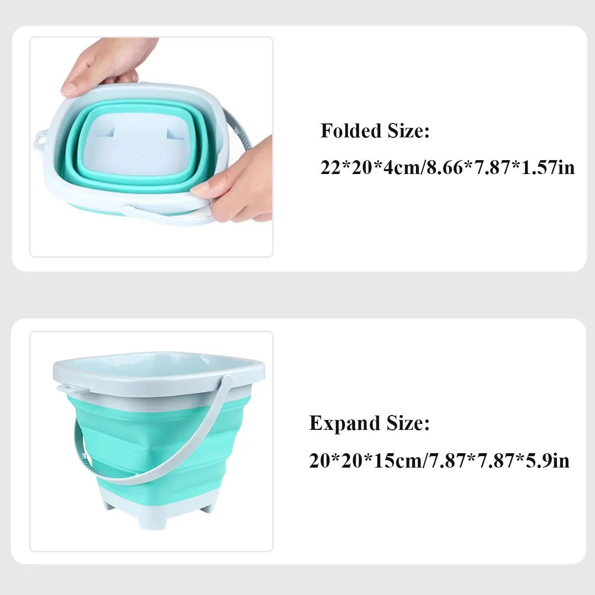 BowLift | PlayaFun Sand play set | Foldable bucket & accessories | Colorful & child-friendly | For beach & garden