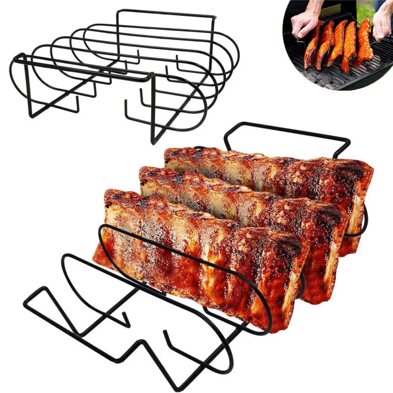 BowLift | GrillMaster Steak Rack | Heat Resistant | Sturdy Iron
