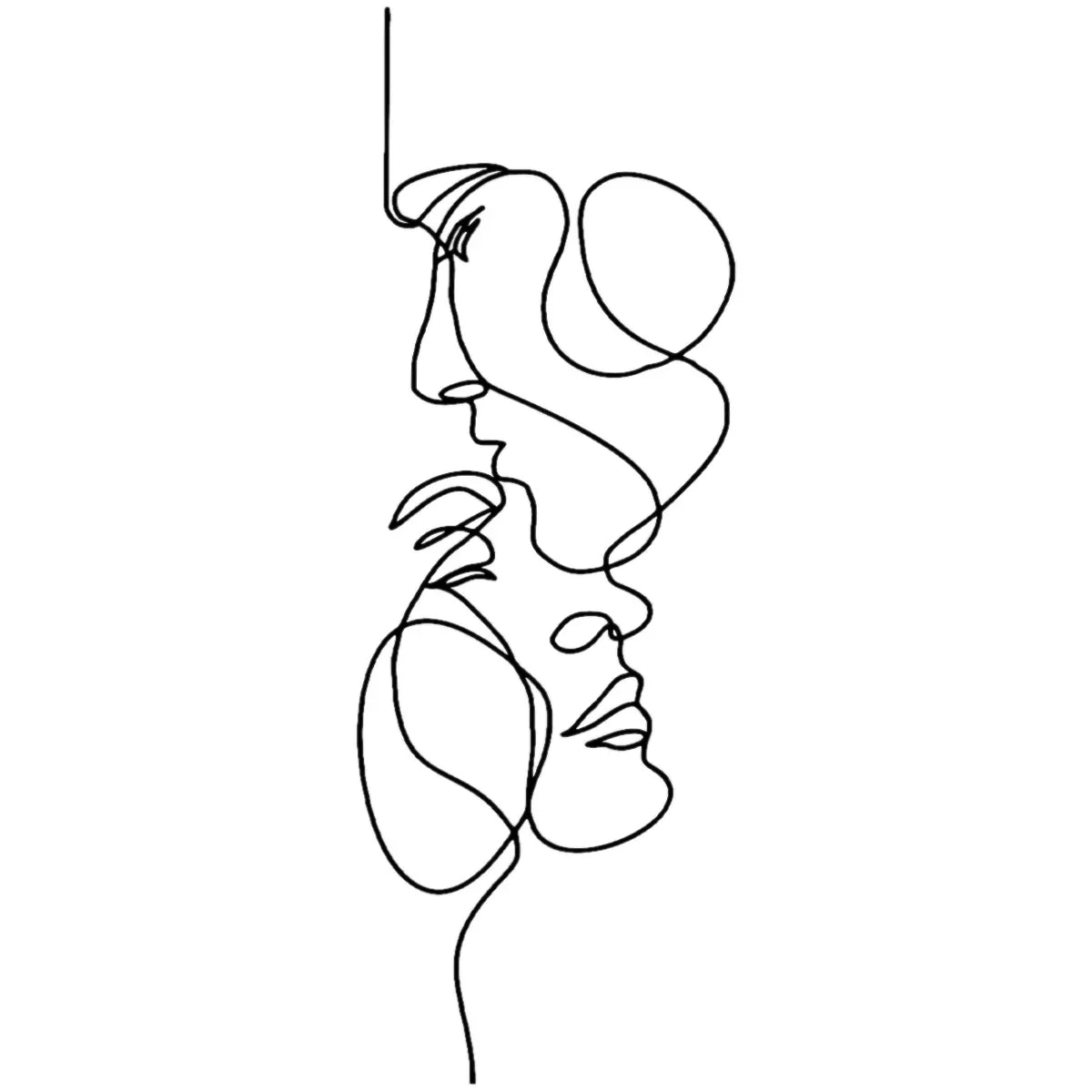 BowLift | Black Metal Wall Art | Abstract Wall Sculpture