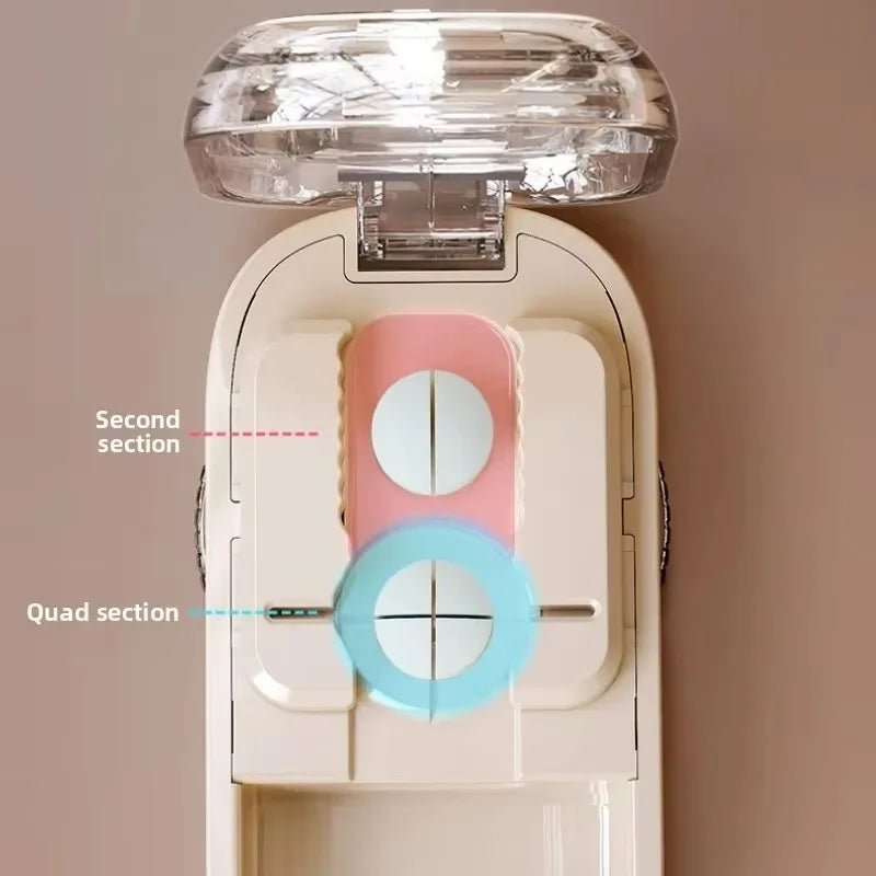 BowLift | Pocket Size Dustproof Pill Cutter Organizer