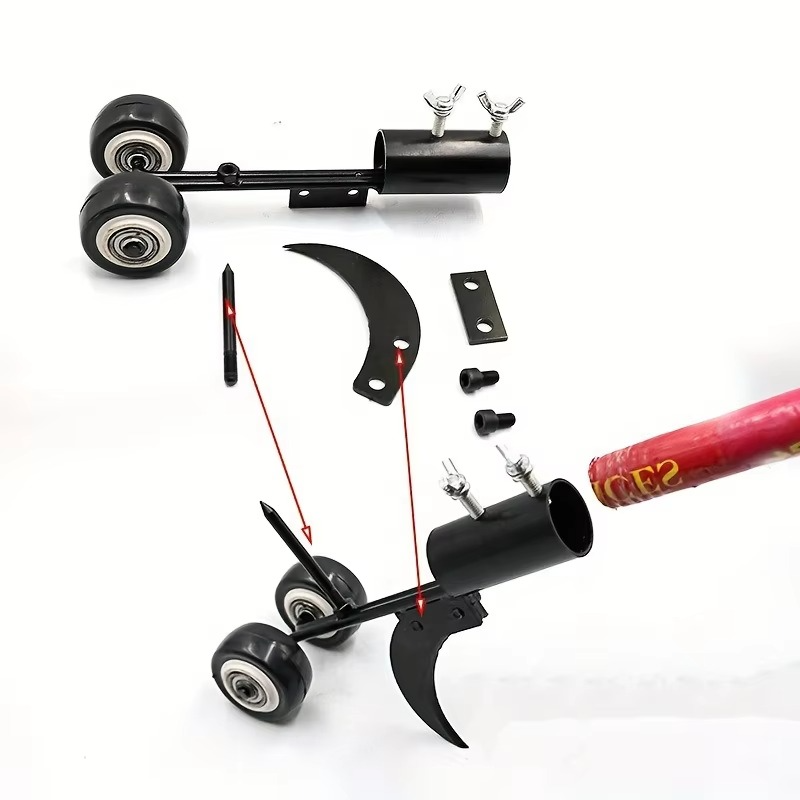 BowLift | Heavy-Duty Metal Weed Remover Roller, No-Bend Crevice and Stair Weed Puller