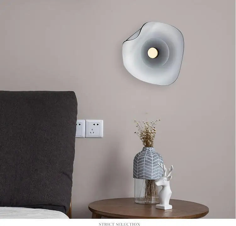 BowLift | ClearAura - Sleek Glass Wall Lamp