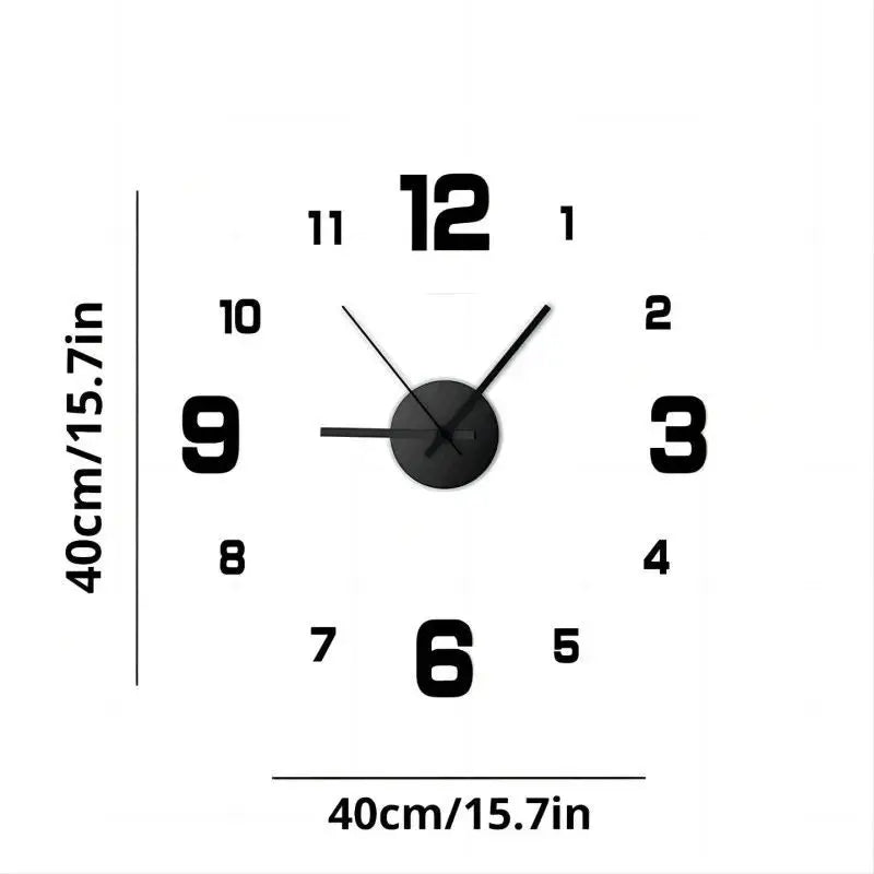 BowLift | Creative frameless wall clock
