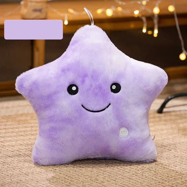 BowLift | LED Star Plush Light - Soft Glow Star Pillow Doll, Plush Toy for Kids & Home Decor, Perfect Birthday Gift